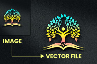 redesign, vectorize and modify your logo