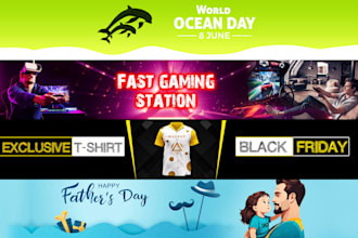 design a unique youtube banner ads