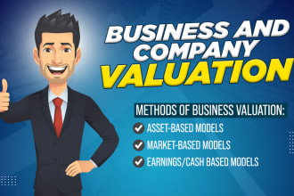 do business and company valuations, dcf analysis, financial models, wacc