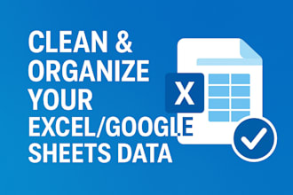 professional data cleaning for accurate,organized excel data