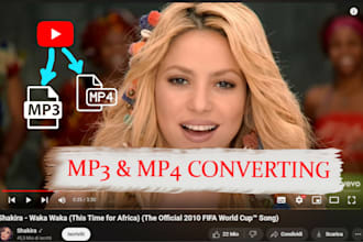 convert your video to mp3 and mp4 file