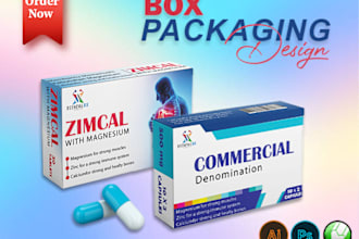 do packaging box design, product box design, mailer box, subscription box and 3d