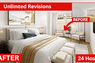 highly realistic virtual staging and renovation of your property images