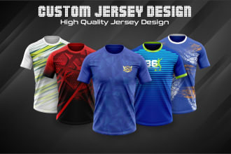 design full print sublimation jersey or uniform