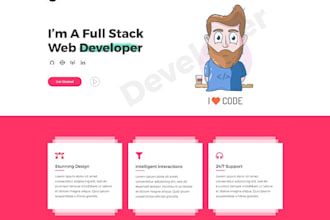 make attractive website using java spring boot, react js and next js
