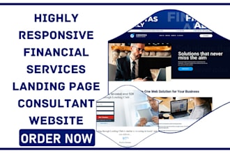 build financial services consultant investment financial advisor website