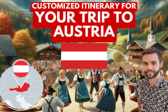 plan your trip itinerary for austria, vienna or salzburg