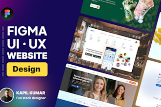 do figma landing page, figma website design, website UI UX