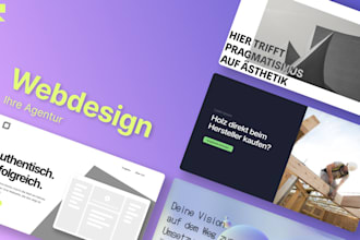 design and develop a modern and responsive website in framer