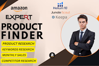 be expert product finder for amazon USA,UK,ksa,germany