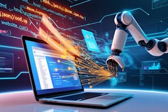 automate web scraping to collect data