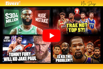 design a premium youtube thumbnail design