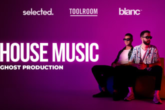 ghost produce a tech house, afro house, edm track for you
