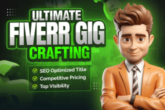 create and promote SEO optimized fiverr gigs for maximum visibility and sales
