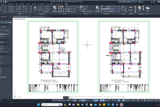 professional construction , working drawings