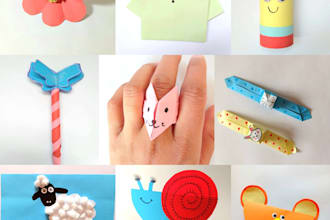 make kids paper art and craft videos