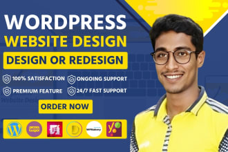 design, redesign, clone, or revamp wordpress website