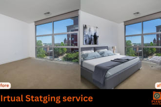 do virtual staging modern contemporary and traditional