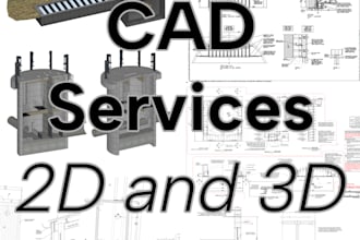 draw a floor plans, sections, details to scale in cad