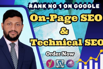 do complete on page SEO and technical optimization for website ranking