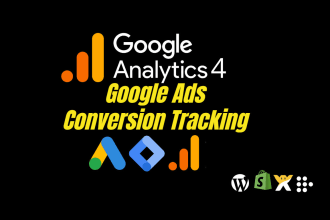 setup google ads conversion tracking and ga4 ecommerce tracking