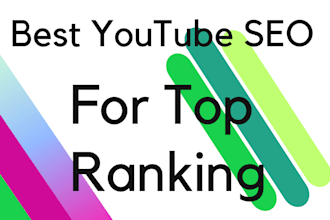 best youtube video SEO expert for top ranking