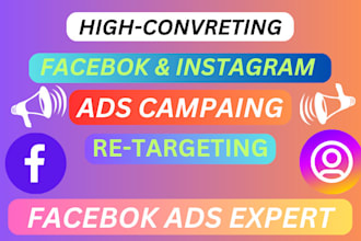 setup effective facebook and instagram ads campaign for sales and leads