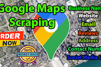 do all google maps scraping data for you