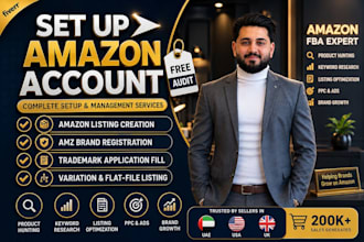 set up amazon seller account, upload product listing on amazon seller central