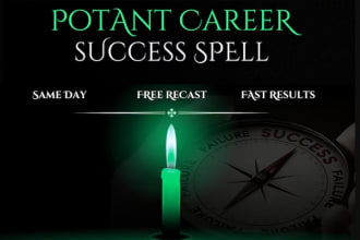 strong dream job spell, career spell, promotion, new job spell, success spell