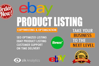 do ebay product listing, ebay SEO, ebay lister