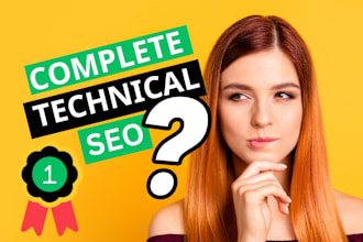 setup schema markup,xml sitemap,robots txt and fix 404 error broken links