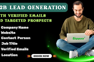 do b2b lead generation with verified emails and targeted prospects