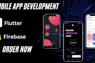 do flutter app development for android with firebase