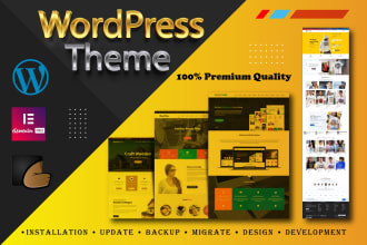 set up the demo, fix any wordpress premium themes issues
