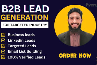 do b2b lead generation, linkedin leads, business leads, and targeted email list