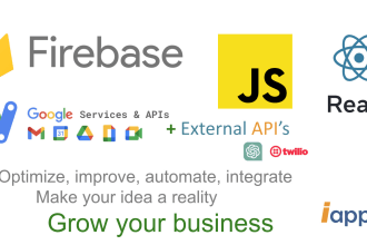 automate your business processes with a web or mobile app firebase cloudflare ai