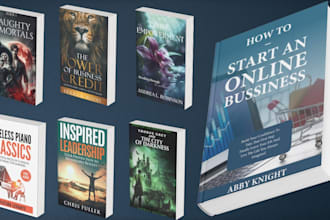 professional book cover design for kindle and print