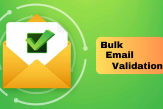 do bulk email validation, verify and clean your email list