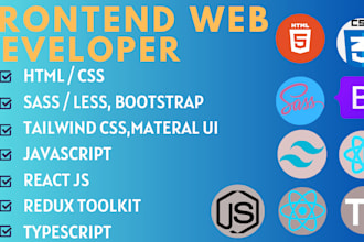 build responsive frontend with react and vue js