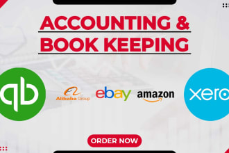 clean up and bookkeeping in quickbooks, xero or any software