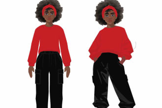 create a 3d low poly character