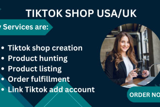 be your VA and consultant for tiktok shop in USA and UK