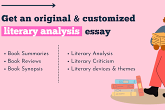 do article review, book summary, critique essay
