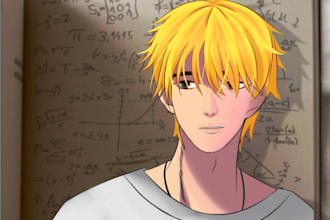 draw pfp, your character or photo into manhwa style