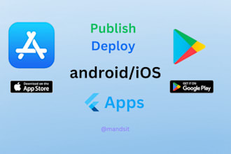 build and upload ios and android apple store and play store
