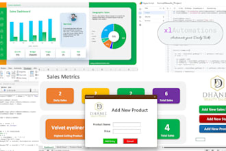 do excel formulas, macros, vba automation, userforms and ai