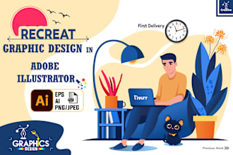 recreate,remake,redraw,redo your logo in adobe illustrator