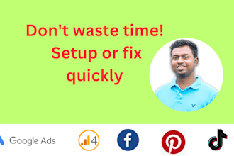 setup or fix fb pixel conversion API google analytics 4 ecommerce