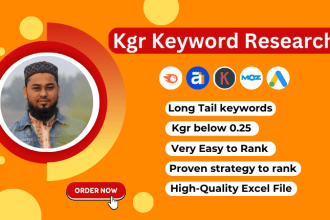 do best kgr keyword research of profitable long tail phrases